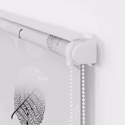 vidaXL Shower Roller Blind with Cassette 140x240 cm Fabric Width 136 cm - leaves, 80 x 240 cm - Additional view 7