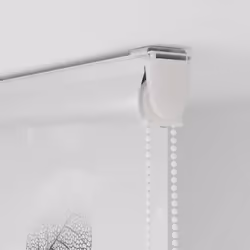 vidaXL Shower Roller Blind with Cassette 140x240 cm Fabric Width 136 cm - leaves, 130 x 240 cm - Additional view 8