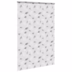 vidaXL Shower Roller Blind with Cassette 140x240 cm Fabric Width 136 cm - leaves, 160 x 240 cm - Additional view 2