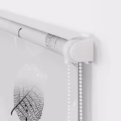 vidaXL Shower Roller Blind with Cassette 140x240 cm Fabric Width 136 cm - leaves, 160 x 240 cm - Additional view 7