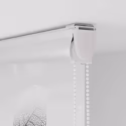 vidaXL Shower Roller Blind with Cassette 140x240 cm Fabric Width 136 cm - leaves, 160 x 240 cm - Additional view 8