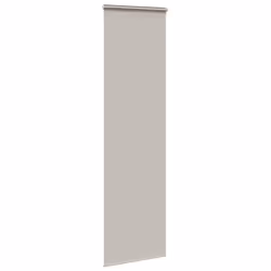 vidaXL Shower Roller Blind with Cassette 140x240 cm Fabric Width 136 cm - light grey, 80 x 240 cm