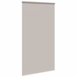 vidaXL Shower Roller Blind with Cassette 140x240 cm Fabric Width 136 cm - light grey, 130 x 240 cm