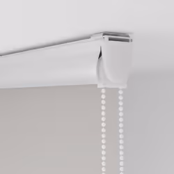 vidaXL Shower Roller Blind with Cassette 140x240 cm Fabric Width 136 cm - light grey, 130 x 240 cm - Additional view 8