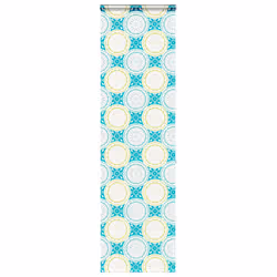 vidaXL Shower Roller Blind 70x240 cm Fabric Width 66 cm shower blind - ornament, 70 x 240 cm