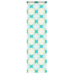 vidaXL Shower Roller Blind 70x240 cm Fabric Width 66 cm shower blind - ornament, 70 x 240 cm