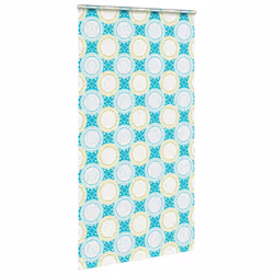 vidaXL Shower Roller Blind with Cassette 140x240 cm Fabric Width 136 cm - ornament, 130 x 240 cm
