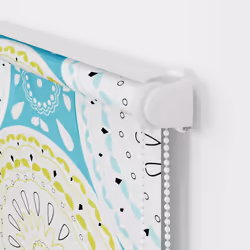 vidaXL Shower Roller Blind with Cassette 140x240 cm Fabric Width 136 cm - ornament, 150 x 240 cm - Additional view 7