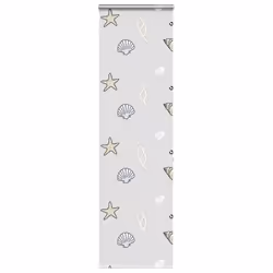 vidaXL Shower Roller Blind 70x240 cm Fabric Width 66 cm shower blind - sea star, 60 x 240 cm