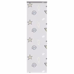 vidaXL Shower Roller Blind with Cassette 140x240 cm Fabric Width 136 cm - sea star, 80 x 240 cm
