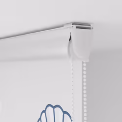 vidaXL Shower Roller Blind with Cassette 140x240 cm Fabric Width 136 cm - sea star, 120 x 240 cm - Additional view 8