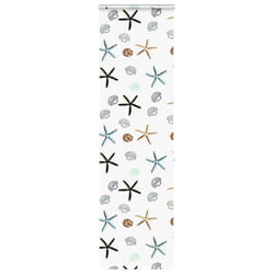 vidaXL Shower Roller Blind 70x240 cm Fabric Width 66 cm shower blind - shellfish, 60 x 240 cm