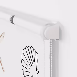 vidaXL Shower Roller Blind 70x240 cm Fabric Width 66 cm shower blind - shellfish, 60 x 240 cm - Additional view 7