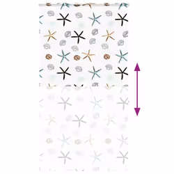 vidaXL Shower Roller Blind with Cassette 140x240 cm Fabric Width 136 cm - shellfish, 130 x 240 cm - Additional view 4