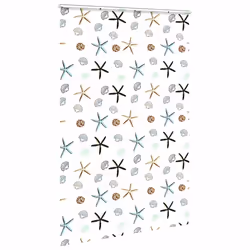 vidaXL Shower Roller Blind with Cassette 140x240 cm Fabric Width 136 cm - shellfish, 150 x 240 cm - Additional view 2