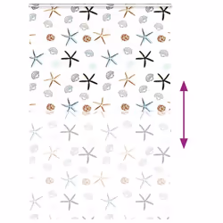 vidaXL Shower Roller Blind with Cassette 140x240 cm Fabric Width 136 cm - shellfish, 150 x 240 cm - Additional view 4
