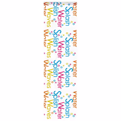 vidaXL Shower Roller Blind 70x240 cm Fabric Width 66 cm shower blind - splash, 70 x 240 cm