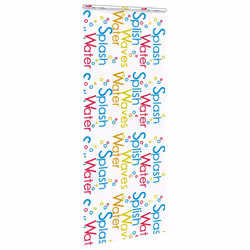 vidaXL Shower Roller Blind with Cassette 140x240 cm Fabric Width 136 cm - splash, 110 x 240 cm - Additional view 2