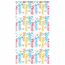 vidaXL Shower Roller Blind with Cassette 140x240 cm Fabric Width 136 cm - splash, 130 x 240 cm