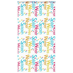 vidaXL Shower Roller Blind with Cassette 140x240 cm Fabric Width 136 cm - splash, 130 x 240 cm