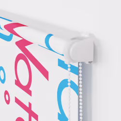 vidaXL Shower Roller Blind with Cassette 140x240 cm Fabric Width 136 cm - splash, 140 x 240 cm - Additional view 7