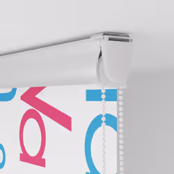 vidaXL Shower Roller Blind with Cassette 140x240 cm Fabric Width 136 cm - splash, 150 x 240 cm - Additional view 8
