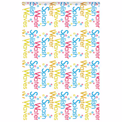 vidaXL Shower Roller Blind with Cassette 140x240 cm Fabric Width 136 cm - splash, 160 x 240 cm