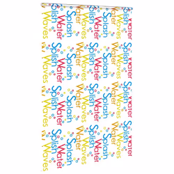 vidaXL Shower Roller Blind with Cassette 140x240 cm Fabric Width 136 cm - splash, 160 x 240 cm