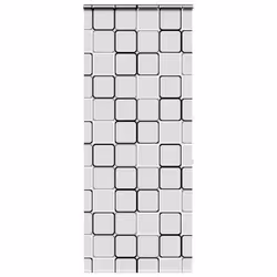 vidaXL Shower Roller Blind with Cassette 140x240 cm Fabric Width 136 cm - square, 110 x 240 cm