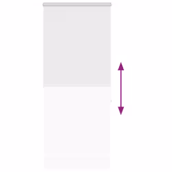 vidaXL Shower Roller Blind with Cassette 140x240 cm Fabric Width 136 cm - white, 90 x 240 cm - Additional view 4