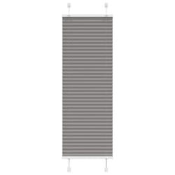 vidaXL Pleated Blind Anthracite 40x100 cm Fabric Width 39.4 cm Polyester - anthracite, 40 x 100 cm