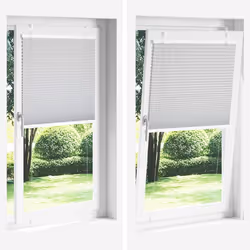 vidaXL Pleated Blind Anthracite 40x100 cm Fabric Width 39.4 cm Polyester - anthracite, 40 x 150 cm - Additional view 7