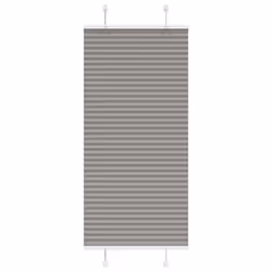vidaXL Pleated Blind Anthracite 40x100 cm Fabric Width 39.4 cm Polyester - anthracite, 55 x 150 cm