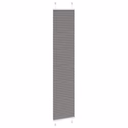 vidaXL Pleated Blind Anthracite 40x100 cm Fabric Width 39.4 cm Polyester - anthracite, 40 x 200 cm