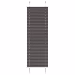 vidaXL Pleated Blind Anthracite 40x100 cm Fabric Width 39.4 cm Polyester - black, 40 x 100 cm