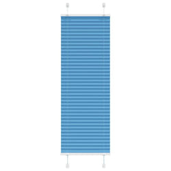 vidaXL Pleated Blind Anthracite 40x100 cm Fabric Width 39.4 cm Polyester - blue, 40 x 150 cm