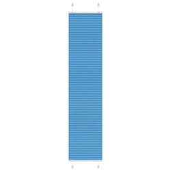 vidaXL Pleated Blind Anthracite 40x100 cm Fabric Width 39.4 cm Polyester - blue, 40 x 200 cm