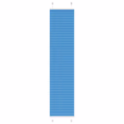 vidaXL Pleated Blind Anthracite 40x100 cm Fabric Width 39.4 cm Polyester - blue, 50 x 200 cm