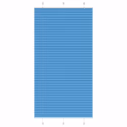 vidaXL Pleated Blind Anthracite 95x100 cm Fabric Width 94.4 cm Polyester - blue, 105 x 200 cm