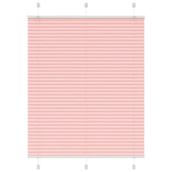 vidaXL Pleated Blind Anthracite 95x100 cm Fabric Width 94.4 cm Polyester - pink, 105 x 100 cm