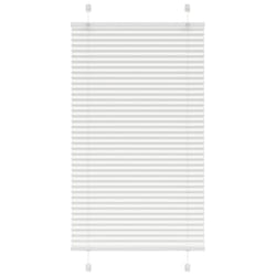 vidaXL Pleated Blind Blue 80x100 cm Fabric Width 79.4 cm Polyester - white, 75 x 100 cm