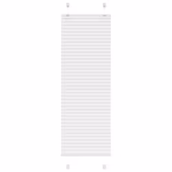 vidaXL Pleated Blind Anthracite 40x100 cm Fabric Width 39.4 cm Polyester - white, 45 x 150 cm