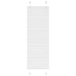 vidaXL Pleated Blind Anthracite 40x100 cm Fabric Width 39.4 cm Polyester - white, 45 x 150 cm