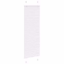 vidaXL Pleated Blind Anthracite 40x100 cm Fabric Width 39.4 cm Polyester - white, 45 x 150 cm