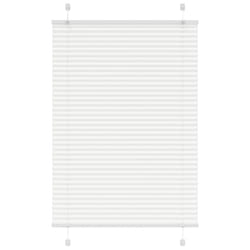 vidaXL Pleated Blind Blue 80x100 cm Fabric Width 79.4 cm Polyester - white, 90 x 150 cm