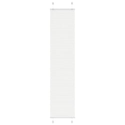 vidaXL Pleated Blind Anthracite 40x100 cm Fabric Width 39.4 cm Polyester - white, 40 x 200 cm