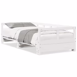 VidaXL 854953, Sofa bed, White, Pinewood, 2075 mm, 920 mm, 560 mm