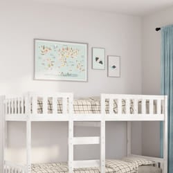 VidaXL 855019 kids bed White Wood
