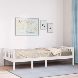 VidaXL 855025 kids bed White Wood