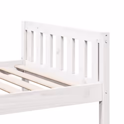 vidaXL Children's Bed without Mattress Wax Solid Wood Pine - white, 75 x 190 cm - Additional view 7